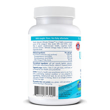 Supplement bottle with label on a white background
