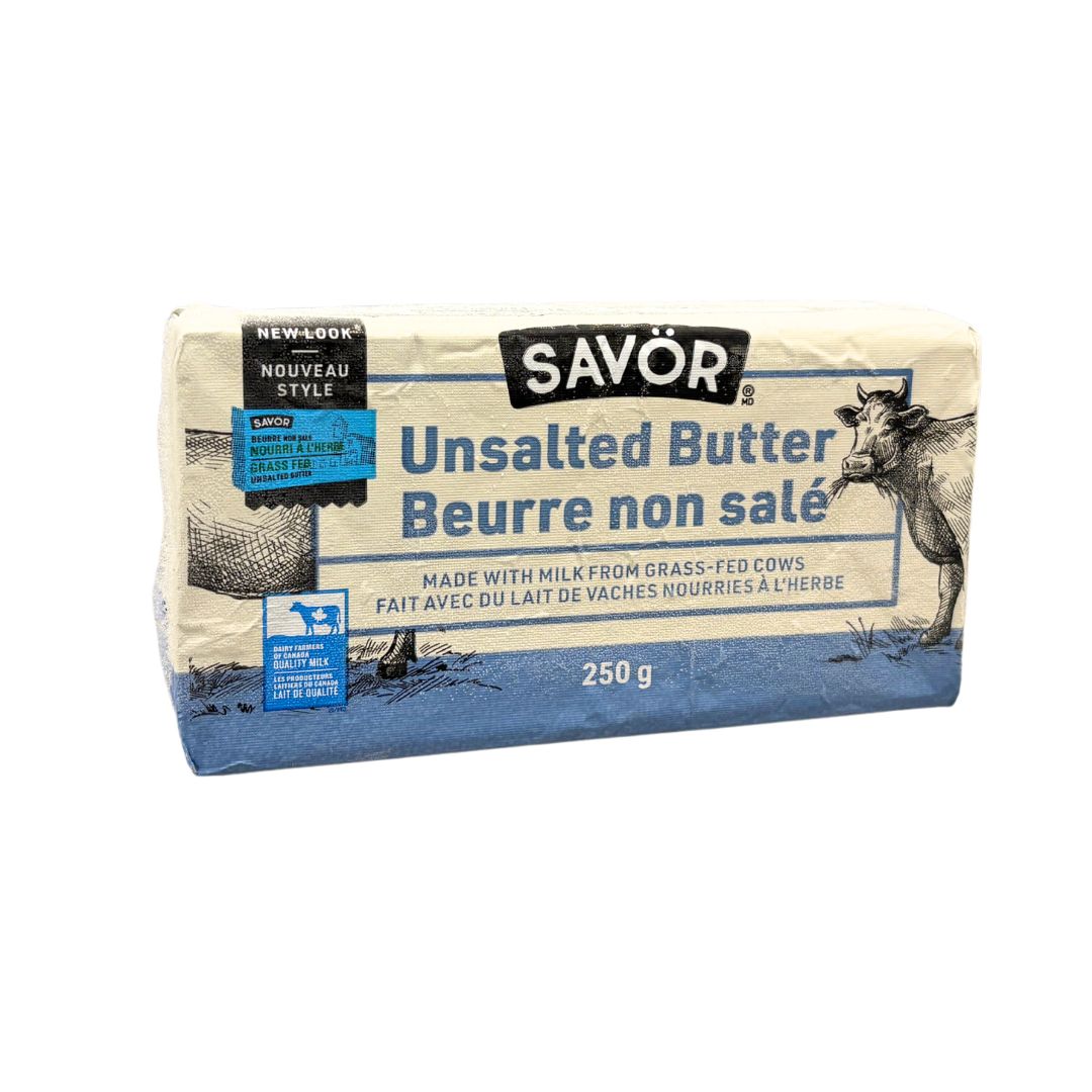 Savor Grassfed Butter - Unsalted (250g) - Lifestyle Markets