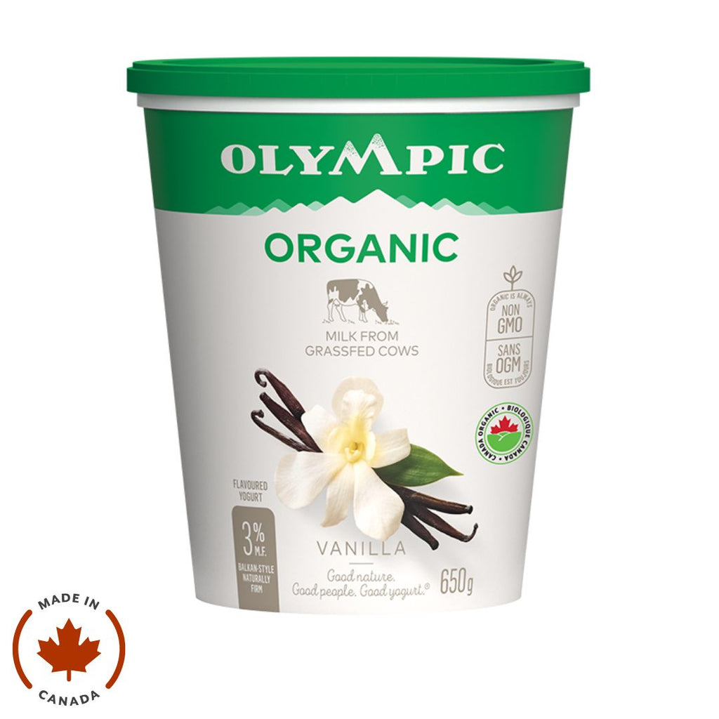 Olympic Organic Yogurt - Vanilla (2 Sizes)