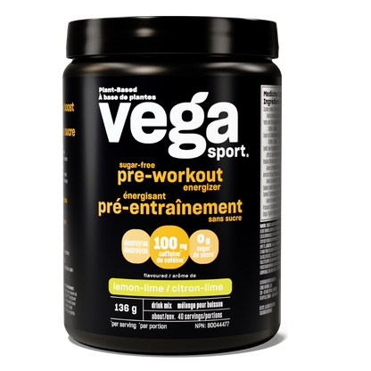 Vega Sport Sugar-Free Energizer - Lemon Lime (136g)