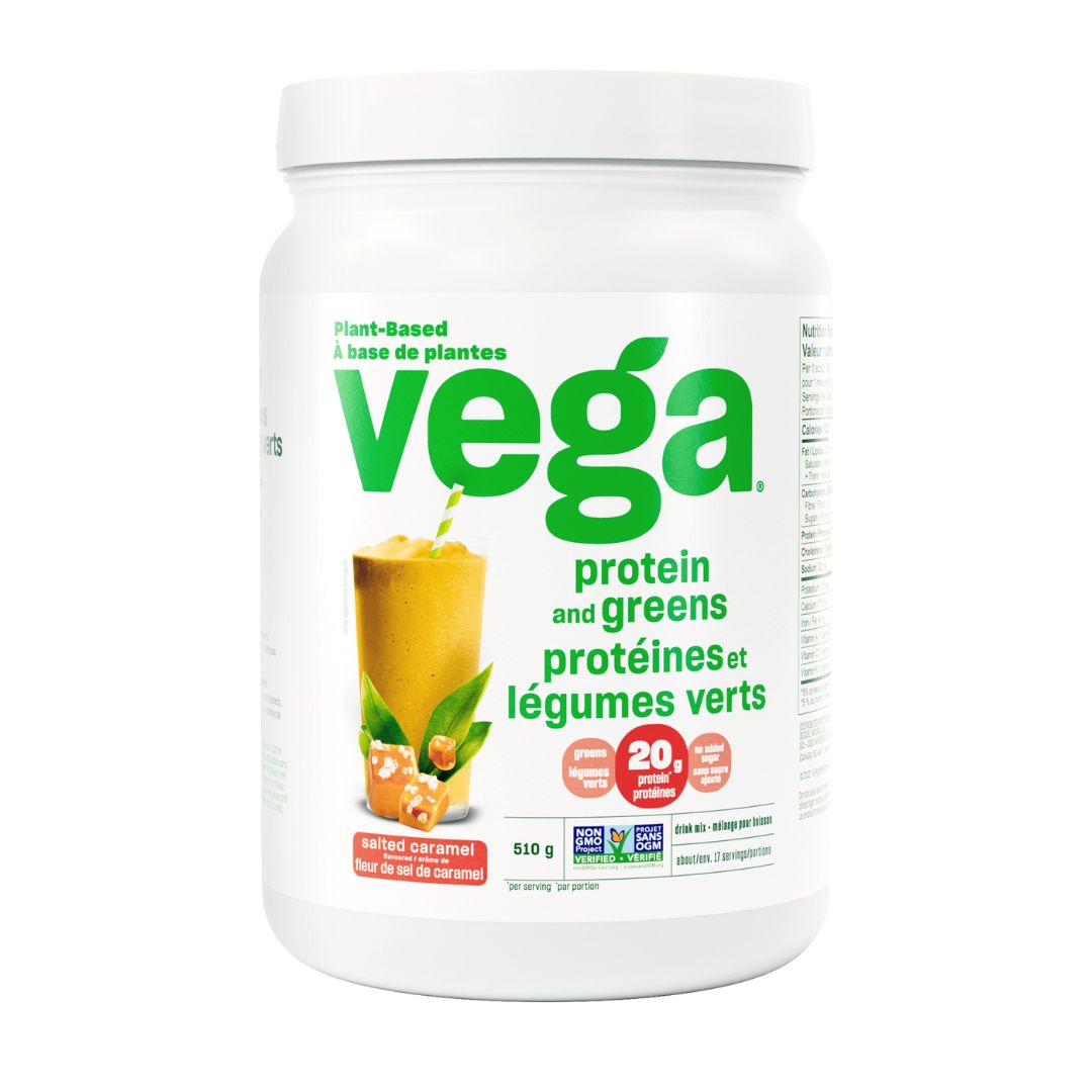Vega Protein & Greens - Salted Caramel (510g) - Lifestyle Markets