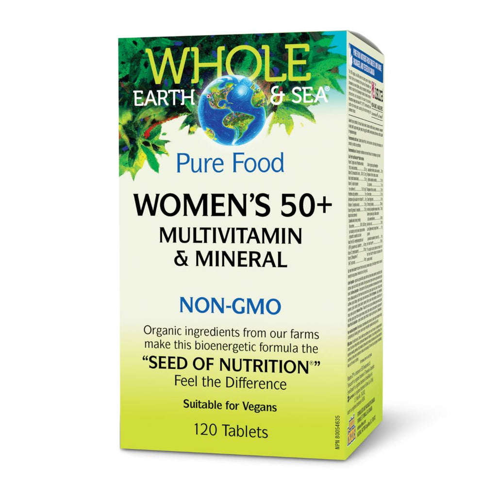 Whole Earth & Sea Women's 50+ Multivitamin & Mineral (120 Tablets)