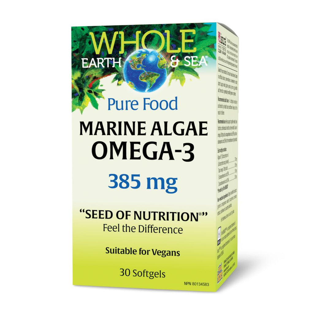Whole Earth & Sea Marine Algae Omega-3 385mg