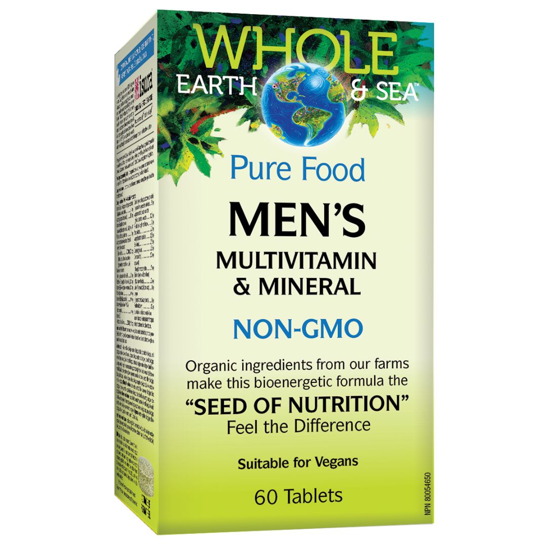 Whole Earth & Sea Men's Multivitamin & Mineral (60 Tablets) - Lifestyle Markets