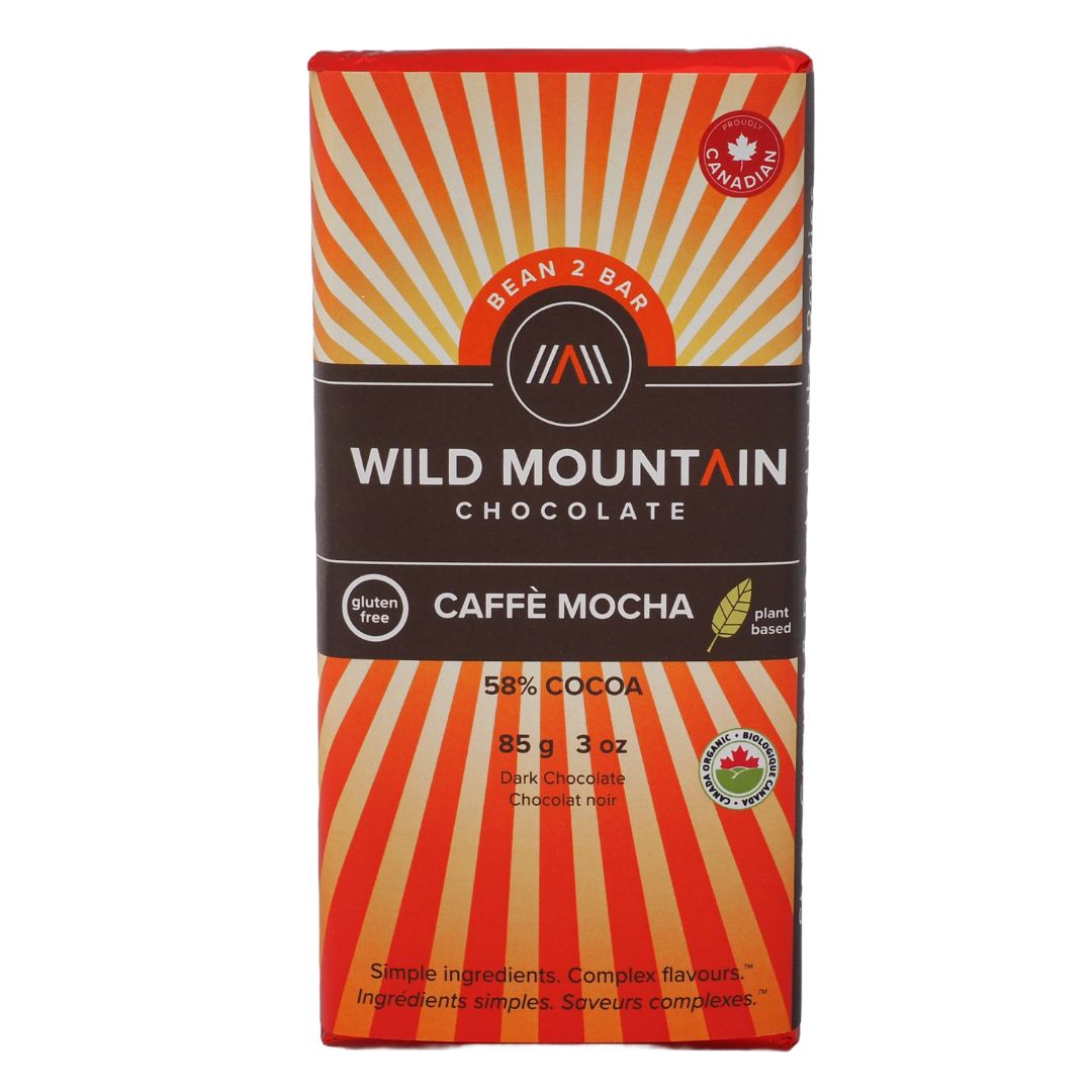 Wild Mountain Chocolate - 58% Cocoa Caffe Mocha (85g)