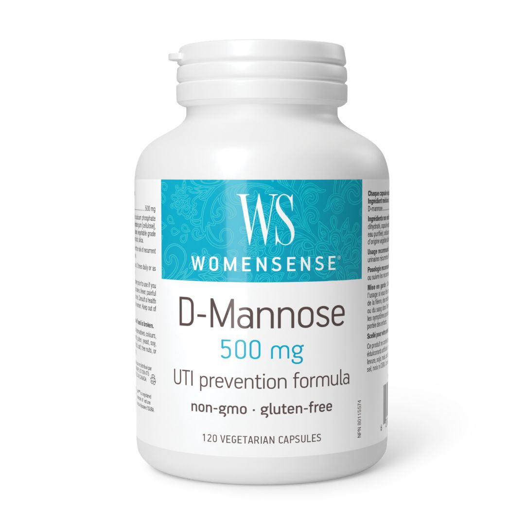 WomenSense D-Mannose 500mg (120 VCaps) - Lifestyle Markets