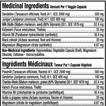Aeryon Wellness Water B Gone (60 vcaps)