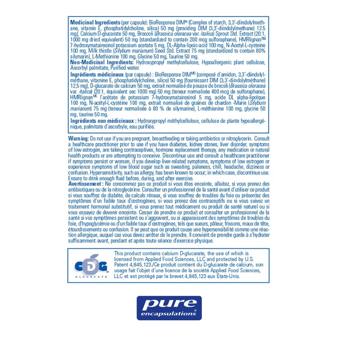 Pure Encapsulations DIM & Detox (60 Caps)