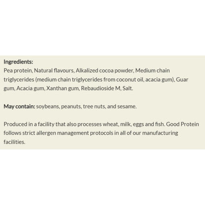 GoodProtein High Protein - Chocolate - Lifestyle Markets