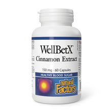 Natural Factors WellBetX Cinnamon (150 mg) (60 Capsules) - Lifestyle Markets