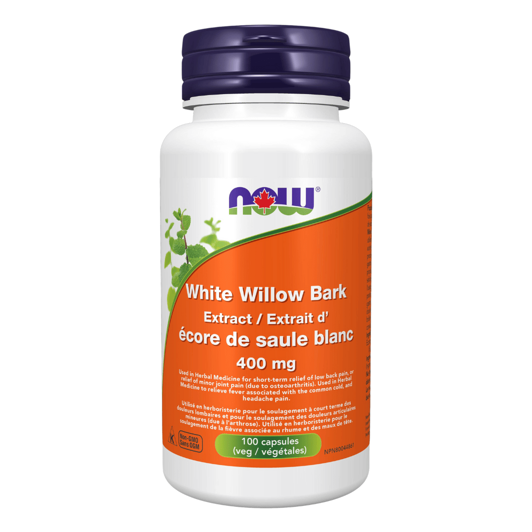 Now White Willow Bark 400mg (100 VCaps) - Lifestyle Markets