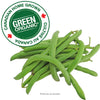 Green Organic Frozen Whole Green Beans (500g)