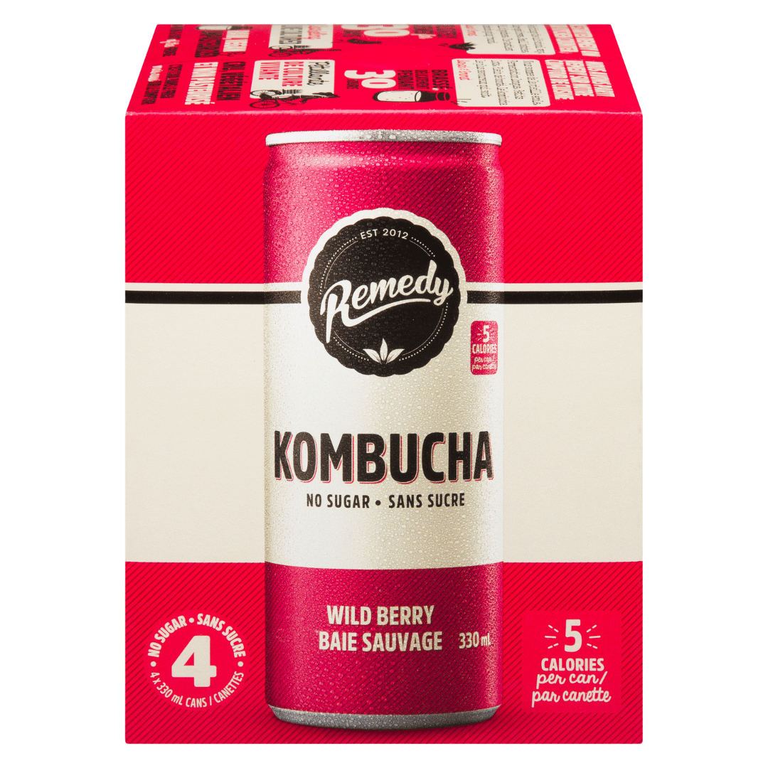 Remedy Kombucha - Wild Berry (4x330ml) - Lifestyle Markets