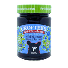 Crofter's Organic Just Fruit Spread - Wild Blueberry (235ml) - Lifestyle Markets