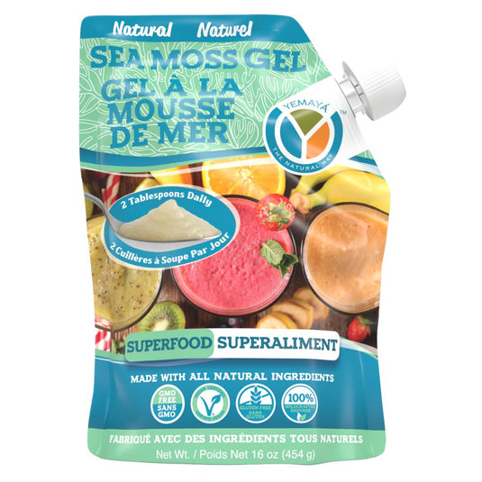 Yemaya Sea Moss Gel - Natural (473ml) - Lifestyle Markets
