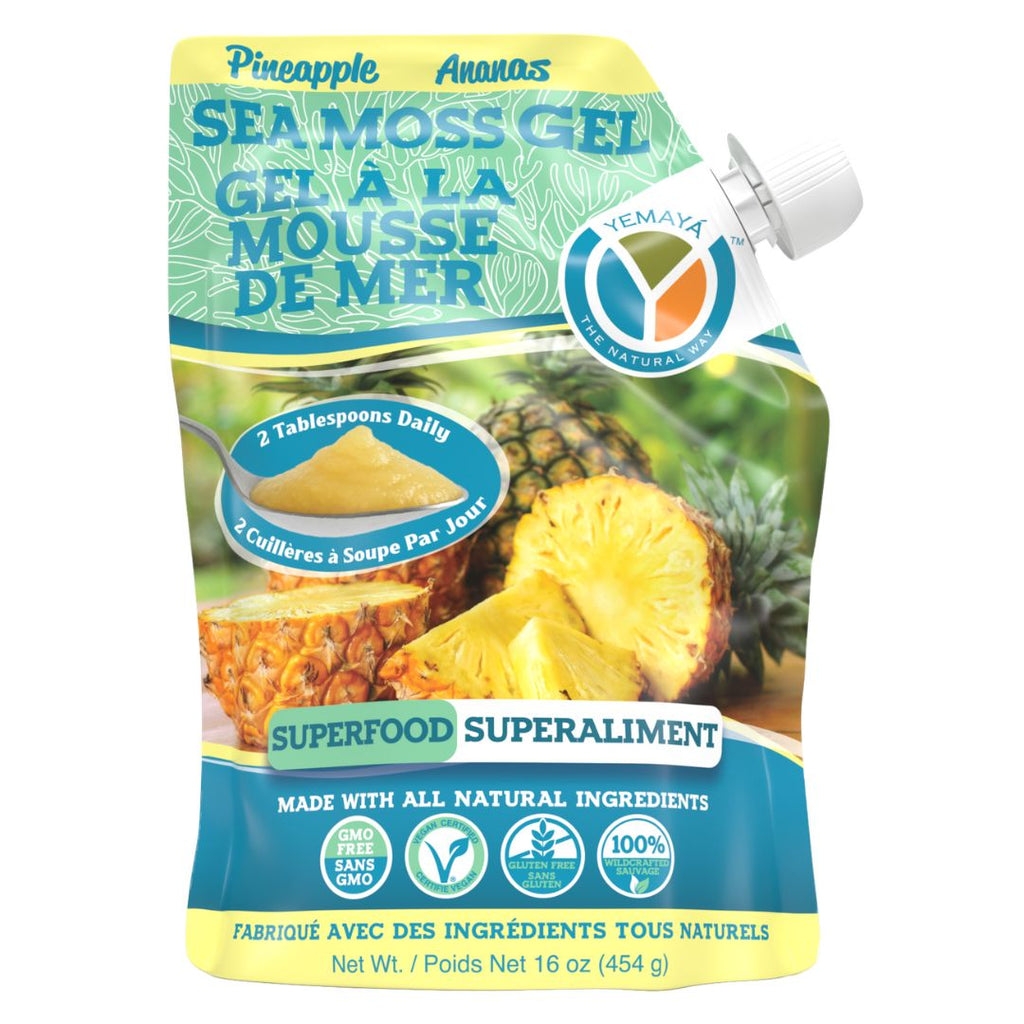 Yemaya Sea Moss Gel - Pineapple (473ml)