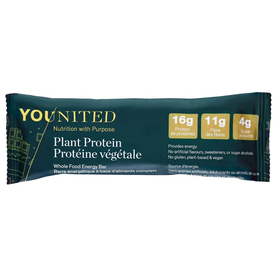 Younited Plant Protein Bar - Chocolate (60g) - Lifestyle Markets