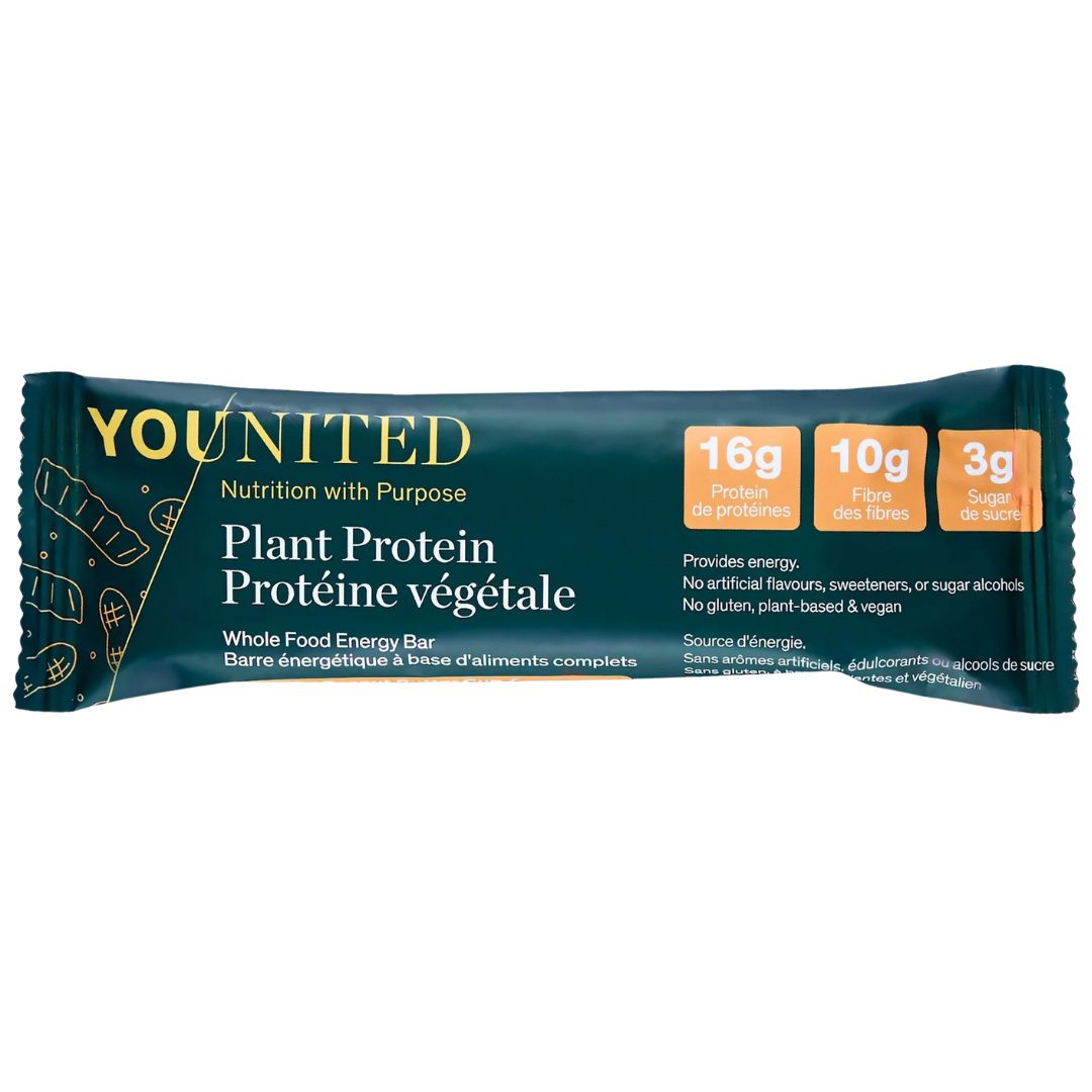 Younited Plant Protein Bar - Crunchy Peanut Butter Cup (60g) - Lifestyle Markets