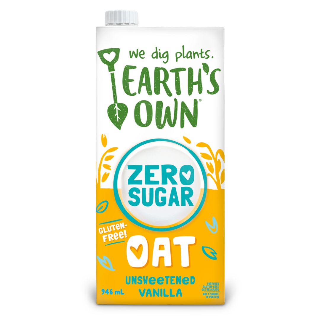 Earth's Own Oat Milk Zero Sugar Vanilla (946ml) - Lifestyle Markets