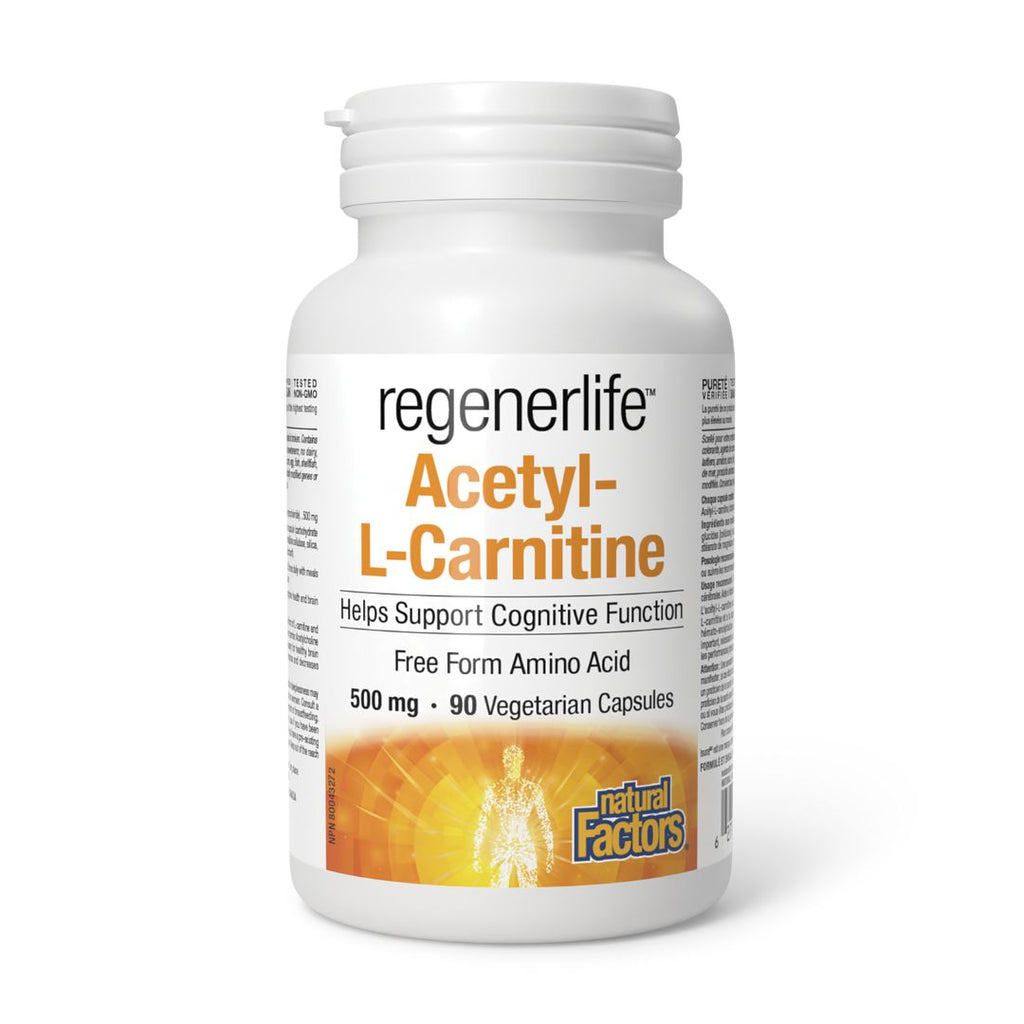 Natural Factors regenerlife Acetyl-L-Carnitine (90 VCaps)