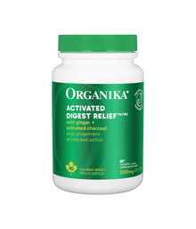 Organika Digest Relief Ginger & Activated Charcoal (90 VCaps)