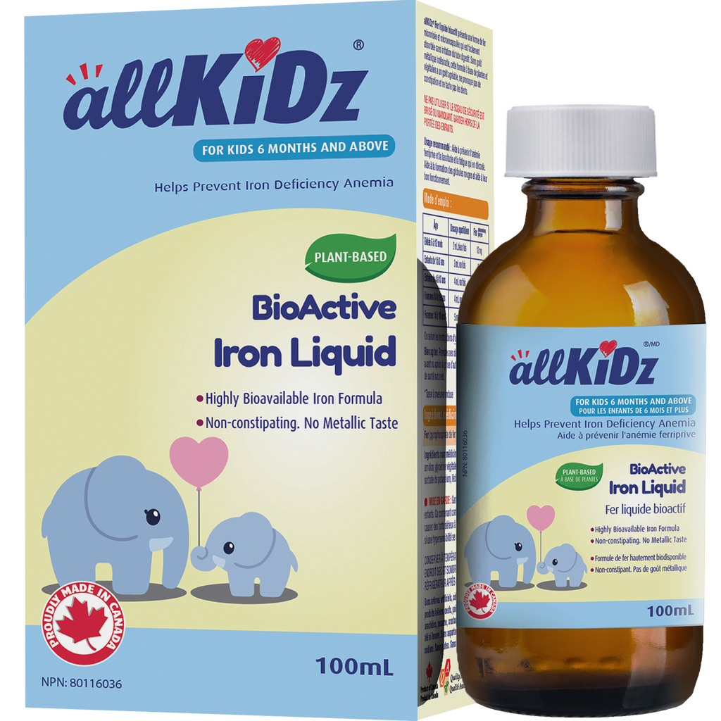 allKiDz BioActive Iron Liquid (100ml)