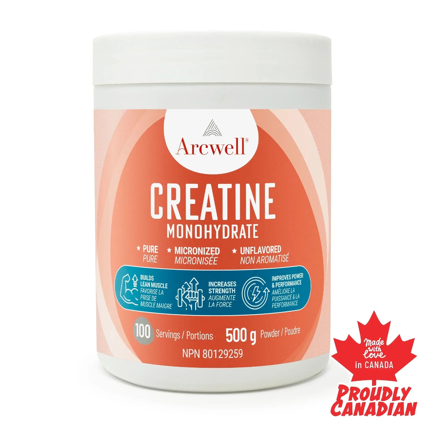 Arcwell Creatine Monohydrate (500g)