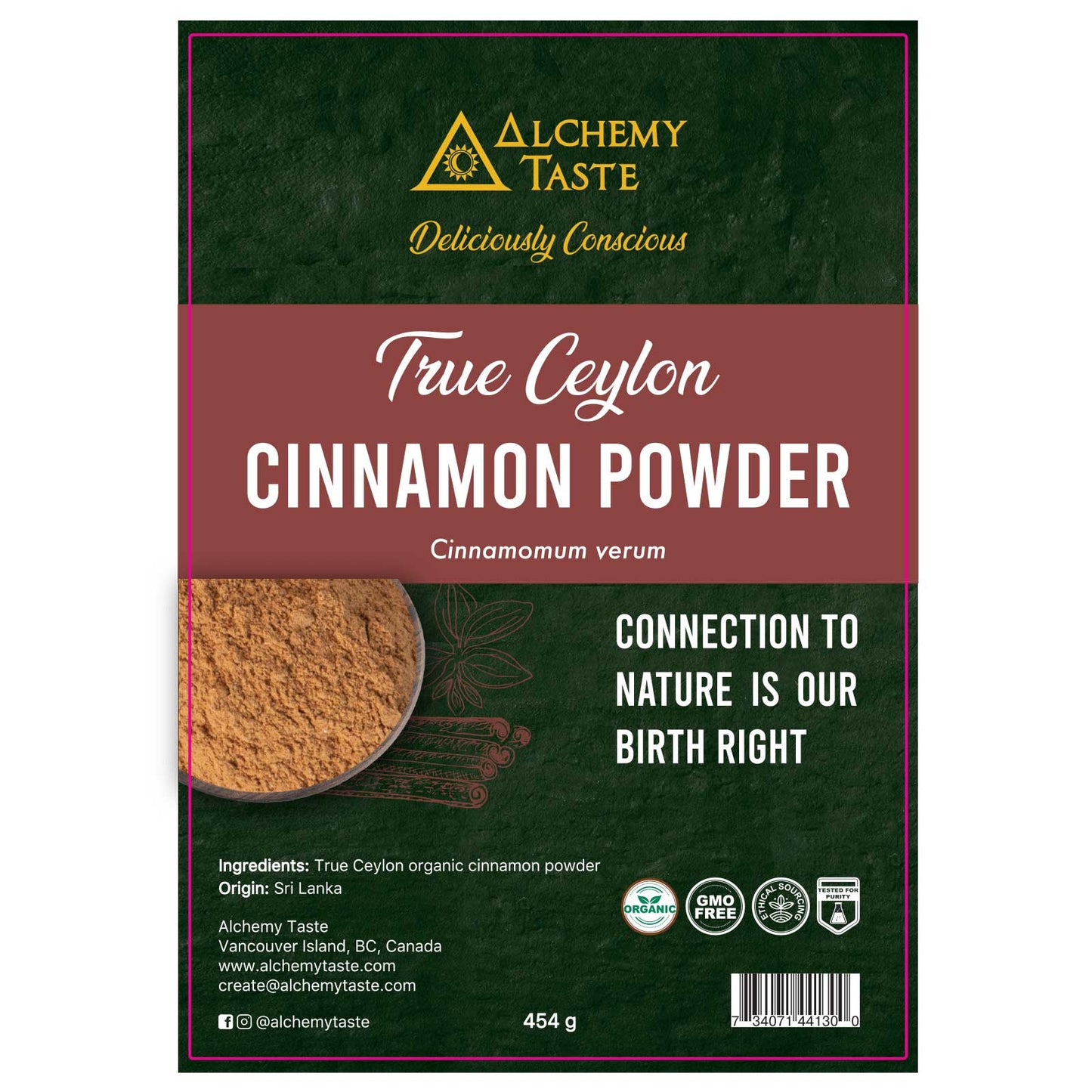 Alchemy Taste True Cinnamon (1lb)