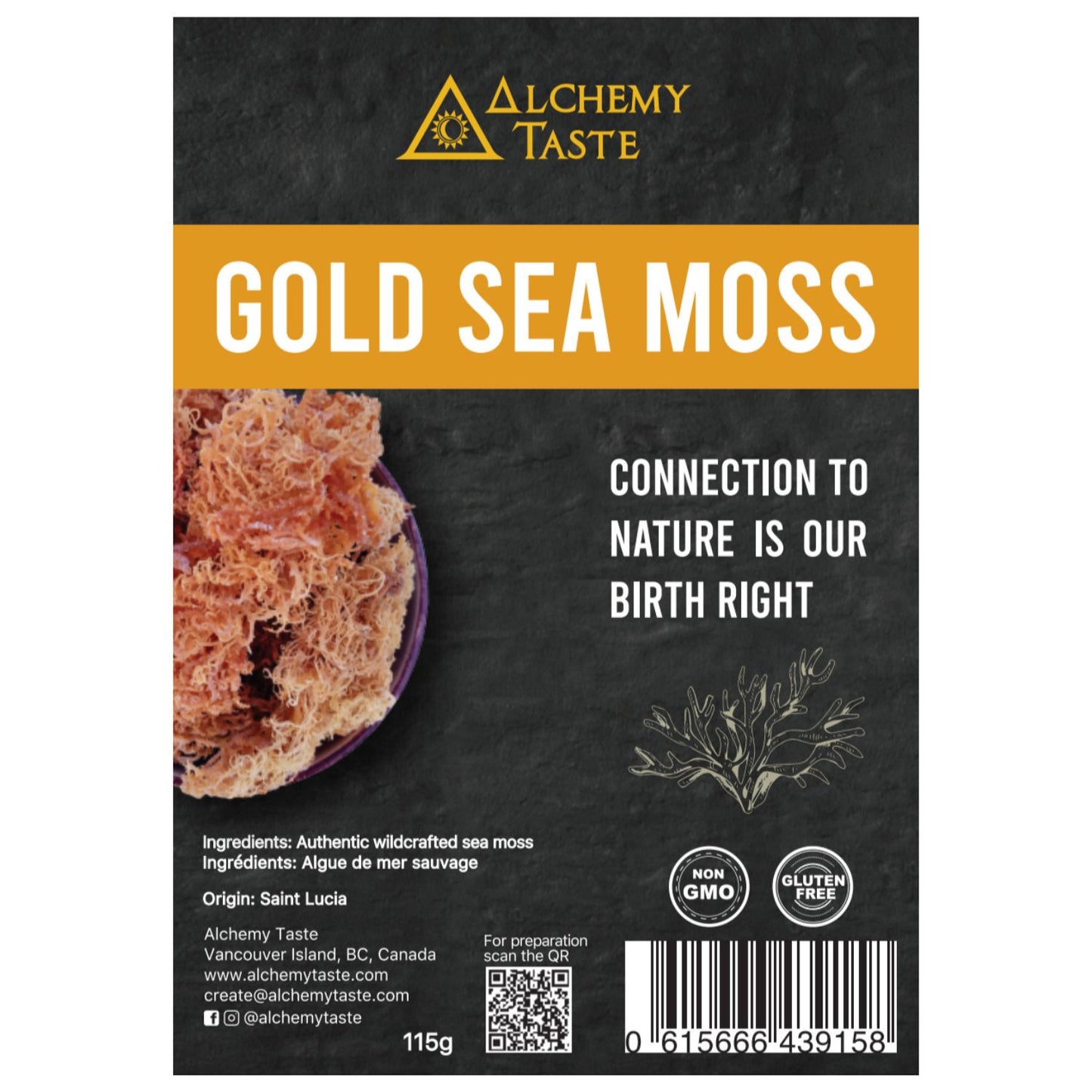 Alchemy Taste Gold Sea Moss (115g)