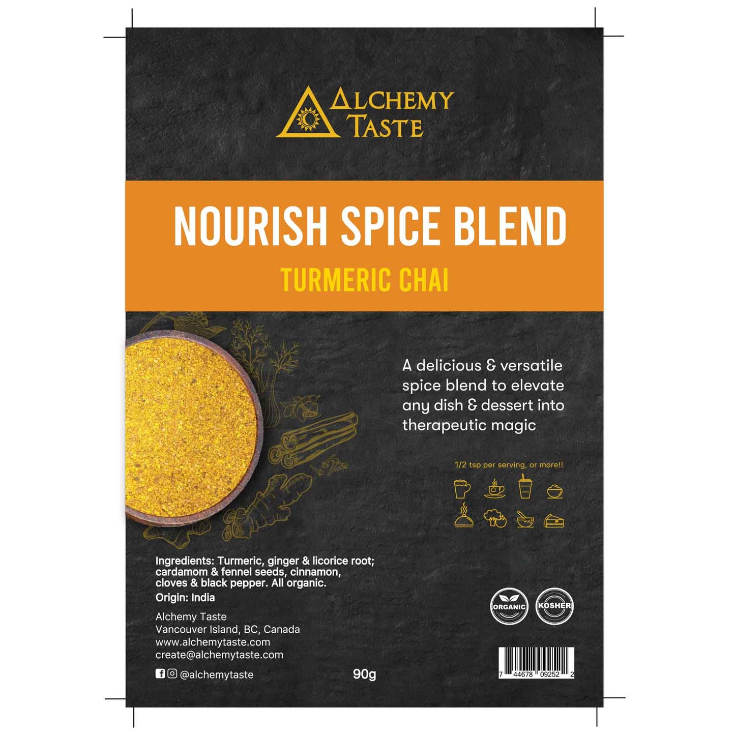 Alchemy Taste Organic Nourish Blend (90g)