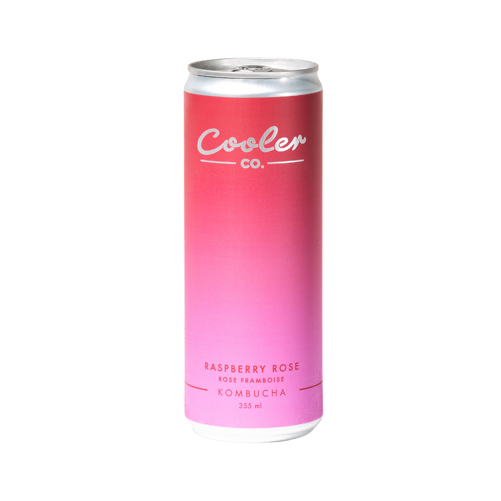 Cooler Co Kombucha - Raspberry Rose (355ml)