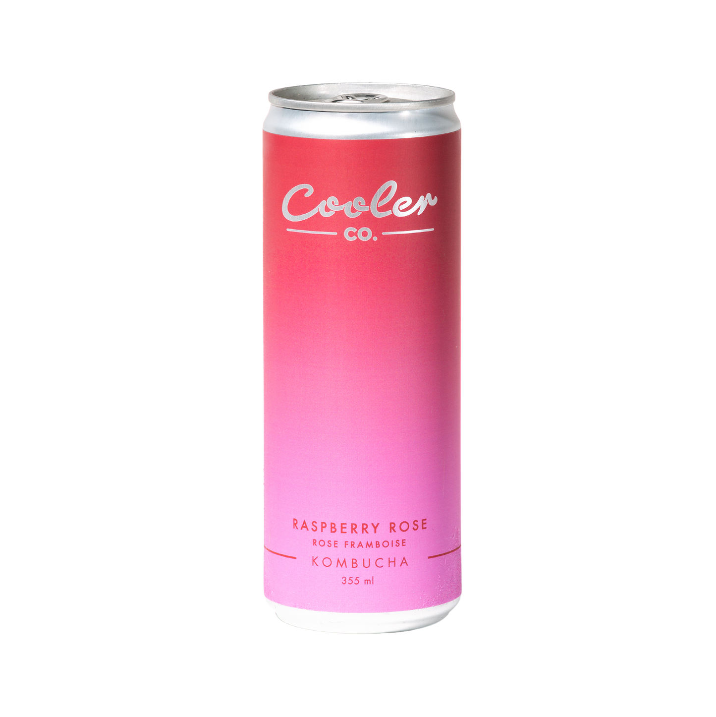 Cooler Co Kombucha - Raspberry Rose (355ml)