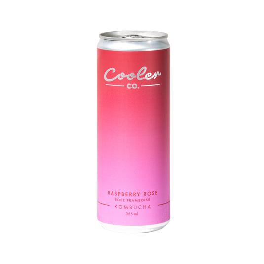 Cooler Co Kombucha - Raspberry Rose (355ml) - Lifestyle Markets