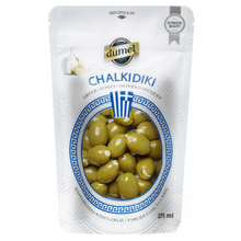 Dumet Chalkadiki Greek Olives with Garlic (375ml) - Lifestyle Markets