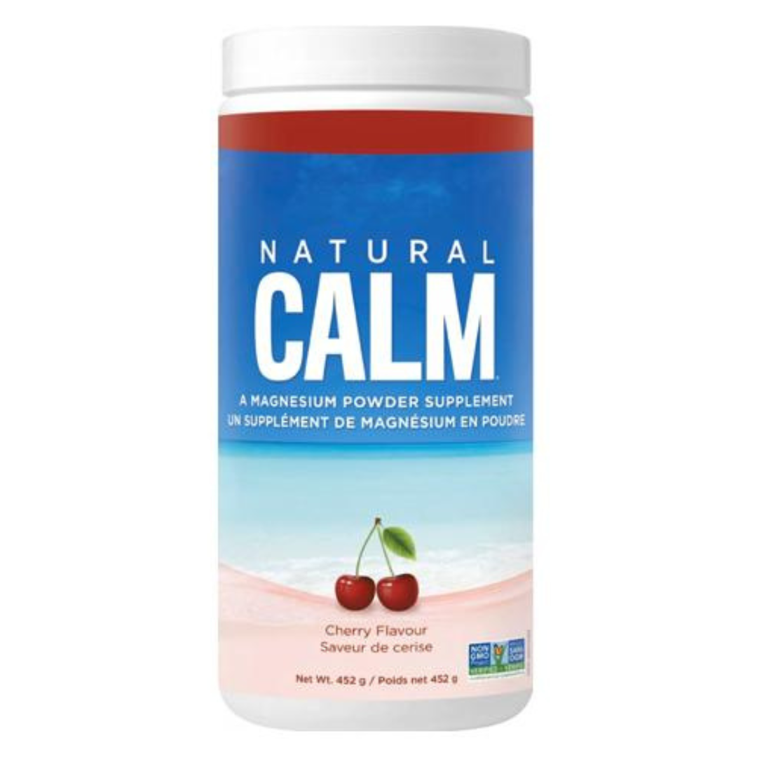 Natural Calm Mag Citrate Powder Cherry Flavour (452G) - Lifestyle Markets