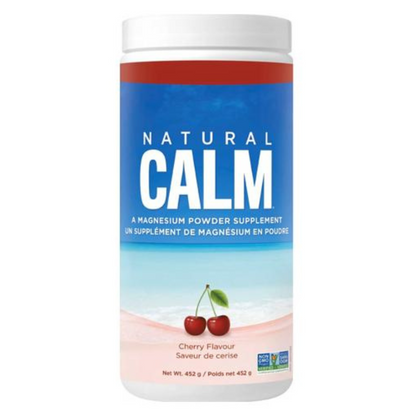 Natural Calm Mag Citrate Powder Cherry Flavour (452G) - Lifestyle Markets