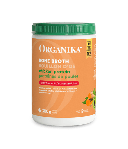Organika Chicken Bone Broth Protein Powder - Turmeric (300g)