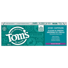 Tom's of Maine toothpaste packaging on a white background