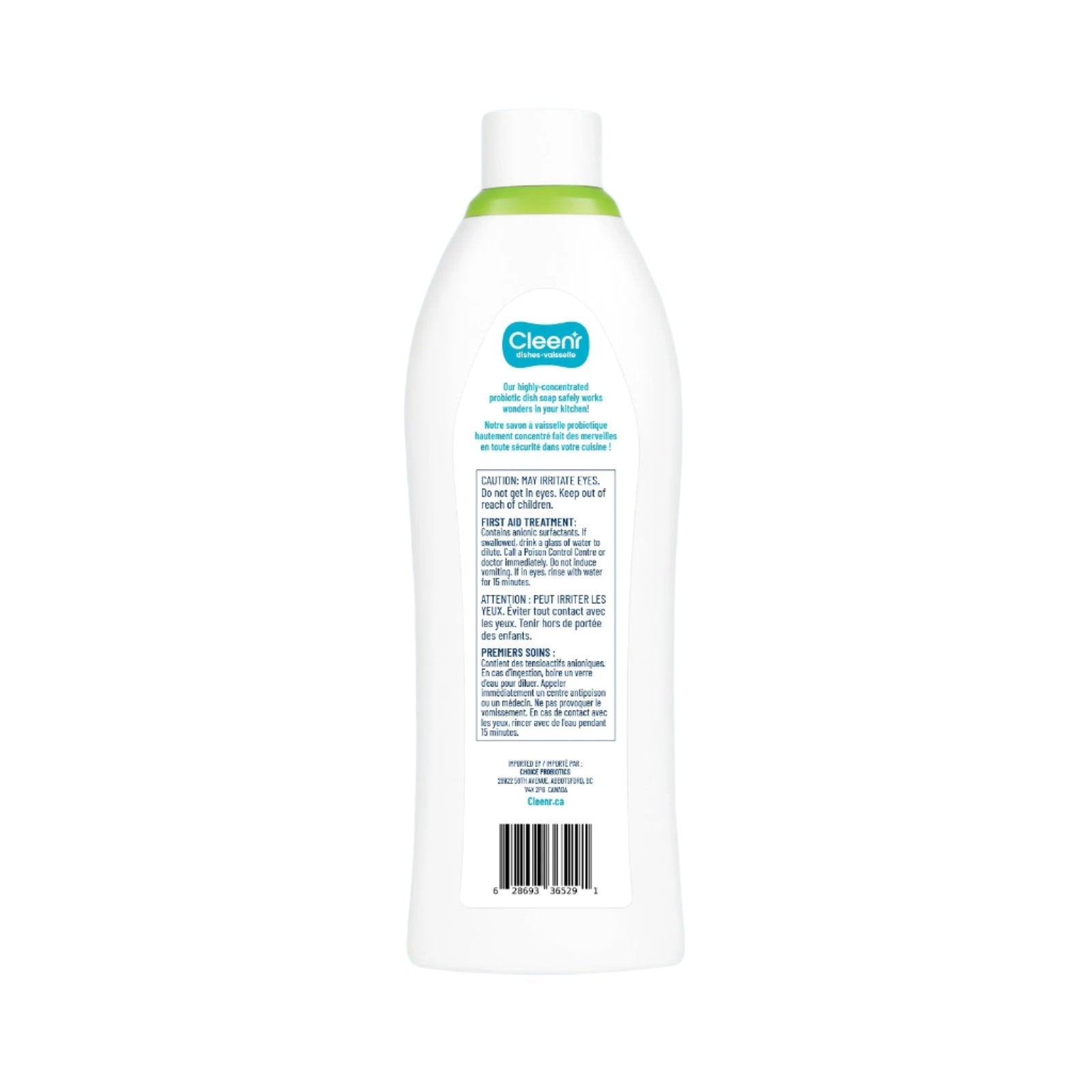 Cleenr Dishes: Dish Soap (750ml) - Lifestyle Markets