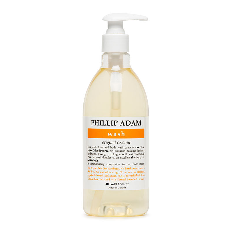 Phillip Adam Wash - Original Coconut (400ml) - Lifestyle Markets