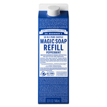 Dr. Bronner's Castile Liquid Soap - Peppermint Refill (946ml)