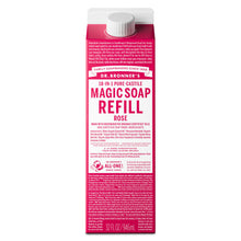 Dr. Bronner's Castile Liquid Soap - Rose Refill (946ml)
