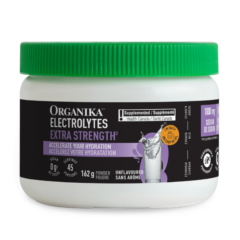 Organika Electrolytes Extra Strength - Unflavoured (162g) - Lifestyle Markets
