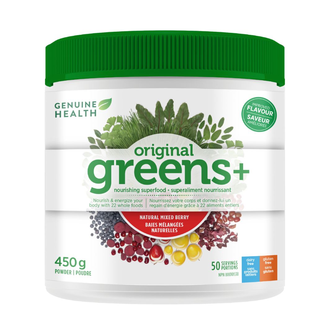 Genuine Health Greens+ Mixed Berry (450g) - Lifestyle Markets