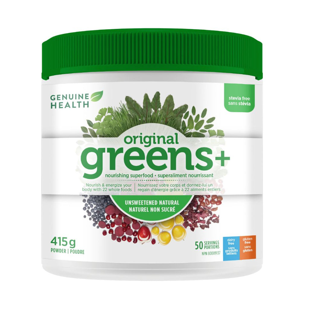 Genuine Health Greens+ - Natural Unsweetened (415g)