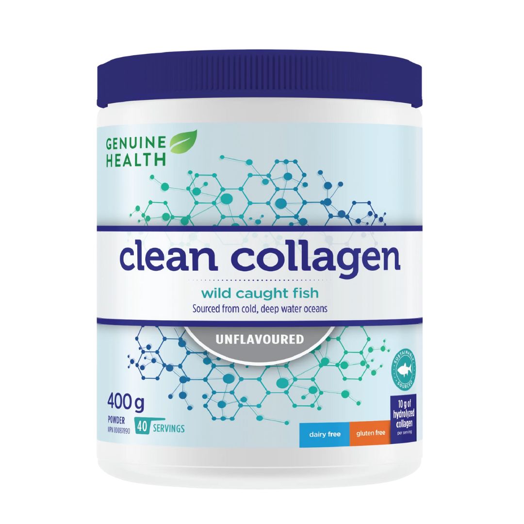 Genuine Health Marine Clean Collagen Unflavoured (400g) - Lifestyle Markets