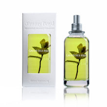 Jimmy Bond Green Tea Mint perfume bottle and packaging on a white background