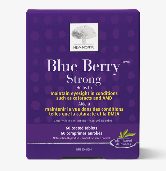 New Nordic Blueberry Strong (60 tablets) - Lifestyle Markets