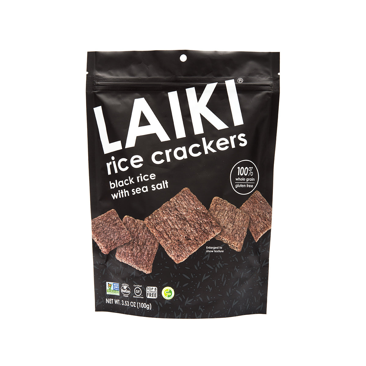 Laiki Black Rice Crackers (100g)