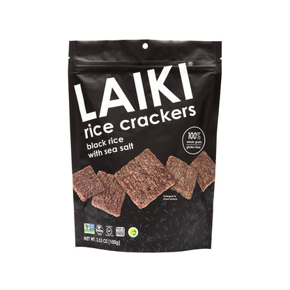 Laiki Black Rice Crackers (100g)